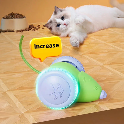 Interactive Rechargeable Cat Toy with Obstacle Avoidance
