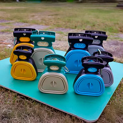 Foldable Dog Poop Scooper with Biodegradable Bags