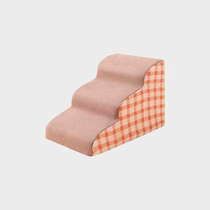 Luxury Memory Foam Pet Stairs - Non-Slip & Washable