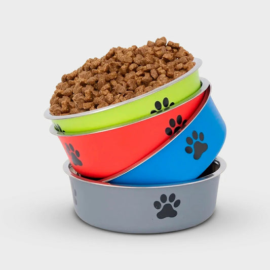 Stainless Steel Pet Bowl with Non-Slip Base
