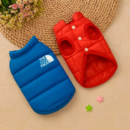 Double Sided Winter Dog Coat - Warm & Stylish Pet Vest