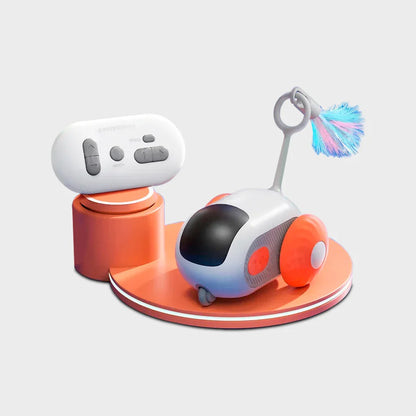 Interactive Smart Cat Toy Car with Remote Control