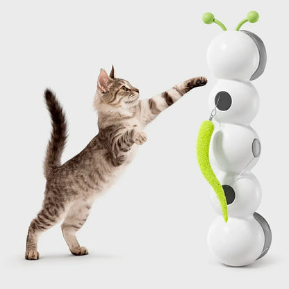 Smart Interactive Caterpillar – USB Rechargeable Cat Toy with Touch Sensor