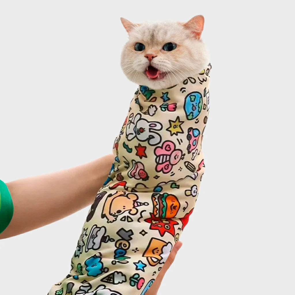 Ultimate Cat Grooming Wrap - Anti-Bite & Anti-Scratch