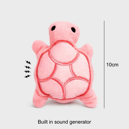 Mini Turtle Plush Chew Toy for Puppies