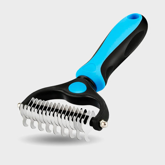 Ultimate Pet Deshedding & Grooming Brush for Dogs & Cats