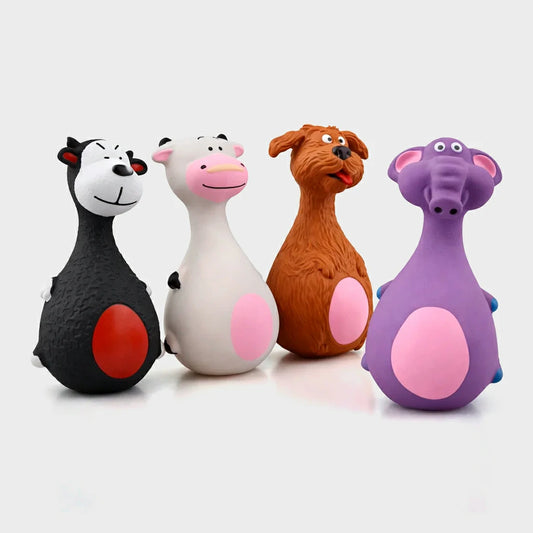 Interactive Squeaky Rubber Toys for Dogs – Fun & Durable