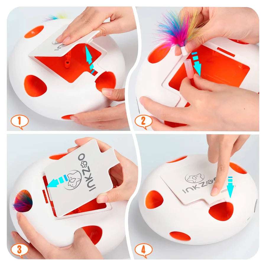 Interactive Whack-A-Mole Cat Toy