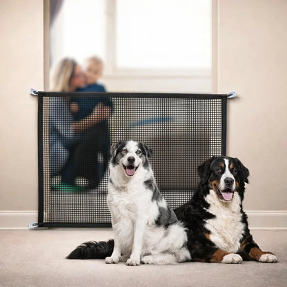 Pet Safety Mesh Gate - Foldable Dog Barrier