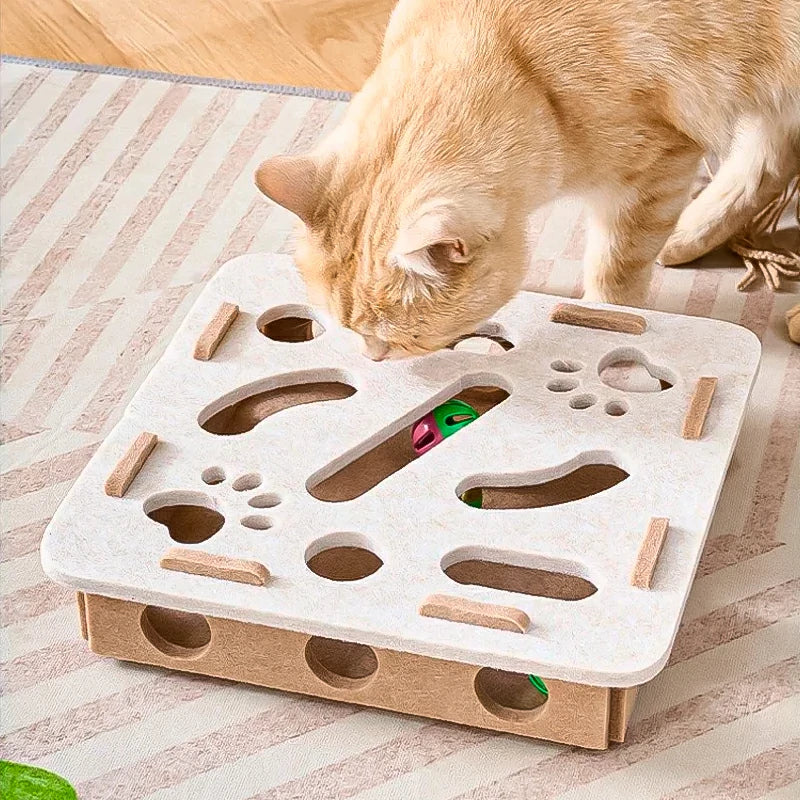 Ultimate Interactive Sisal Cat Scratching Post & Playhouse