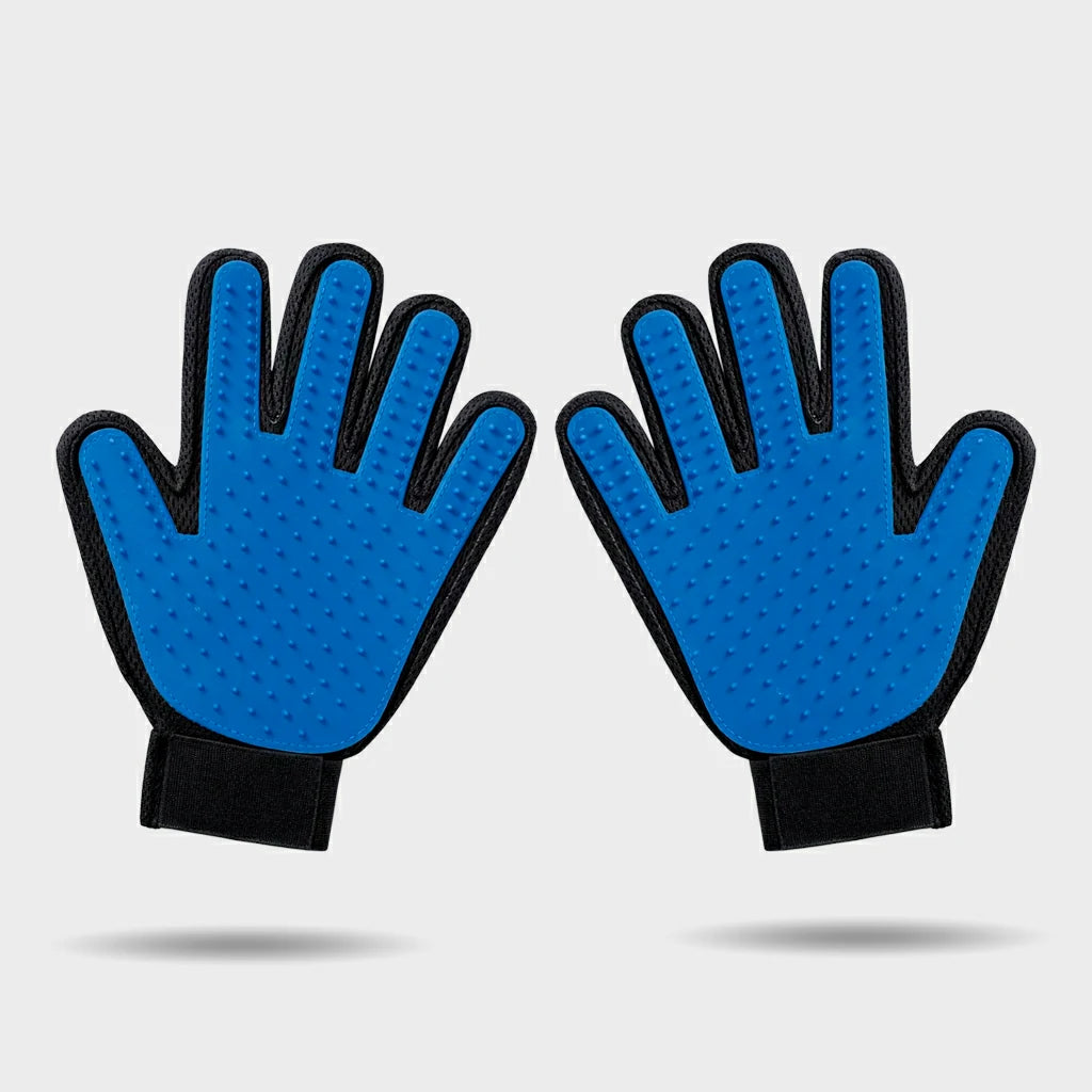 Silicone Pet Grooming Gloves for Easy Hair Removal
