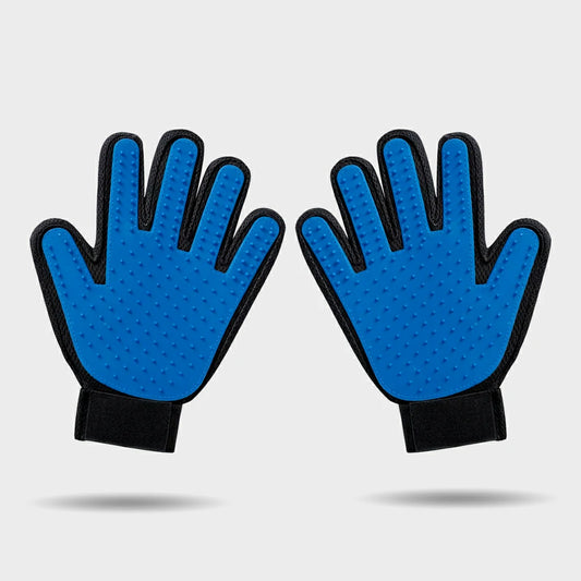 Silicone Pet Grooming Gloves for Easy Hair Removal