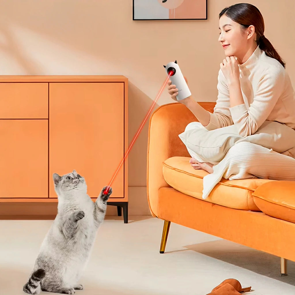Automatic Rechargeable Interactive Cat Laser Toy