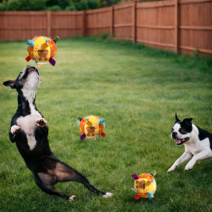 Ultimate Interactive Dog Ball for Aggressive Chewers