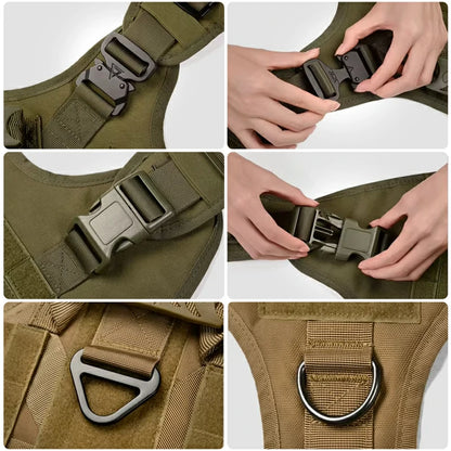 Ultimate Tactical Dog Harness & Leash Set for All Breeds