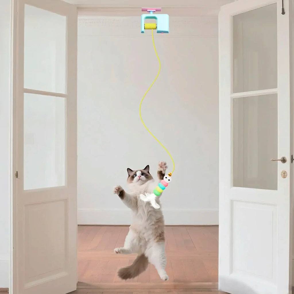 Interactive Rechargeable Cat Toy with Automatic Flying Bird
