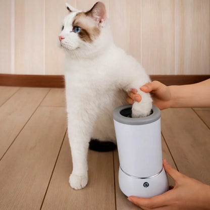 Electric Pet Paw Cleaner & Massager - USB Rechargeable