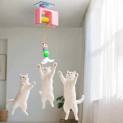 Interactive Rechargeable Cat Toy with Automatic Flying Bird