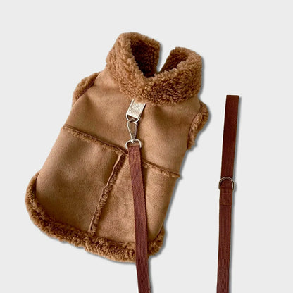 Cozy Fleece Dog Vest for Winter - Warm & Stylish