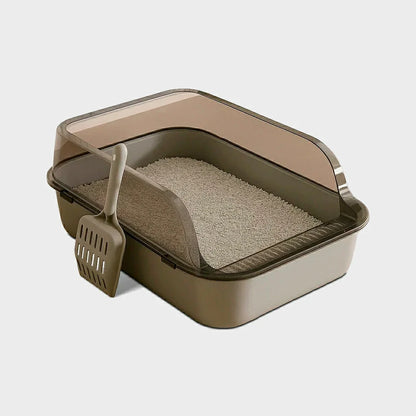 Ultimate Kitty Comfort: Semi-Enclosed Cat Litter Box