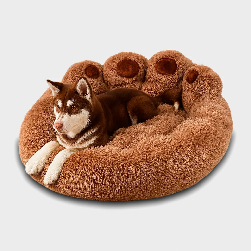 Luxurious Fluffy Dog Bed - Cozy Comfort for Pets