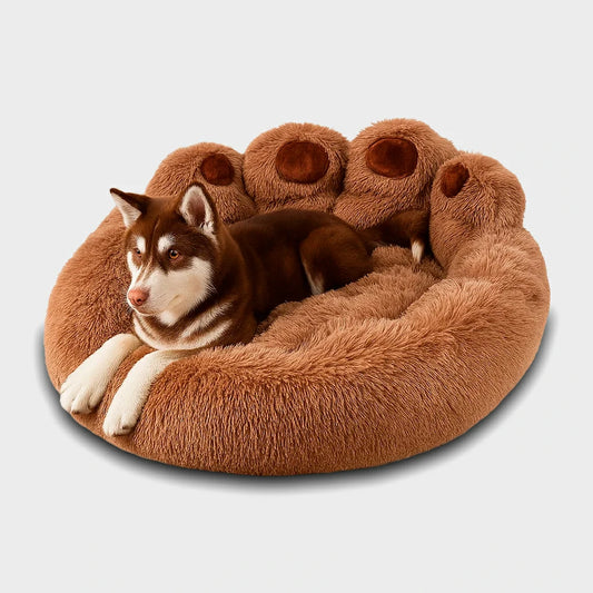 Luxurious Fluffy Dog Bed - Cozy Comfort for Pets