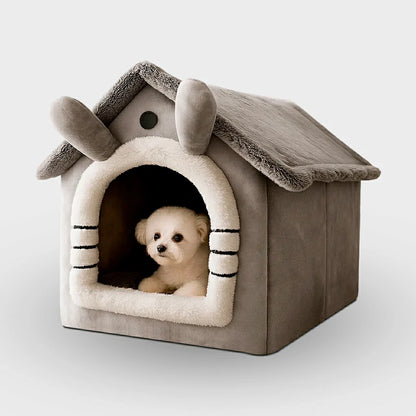 Cozy Foldable Pet House for Dogs and Cats