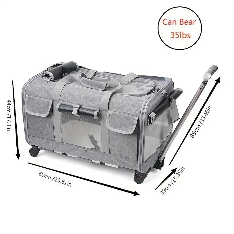 Ultimate Large Pet Trolley & Travel Carrier