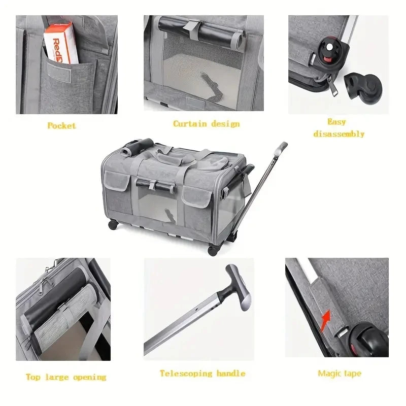 Ultimate Large Pet Trolley & Travel Carrier