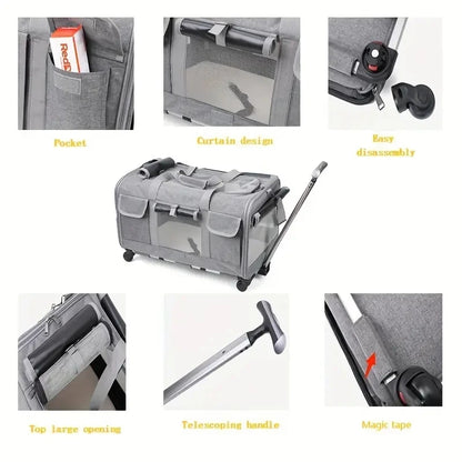 Ultimate Large Pet Trolley & Travel Carrier