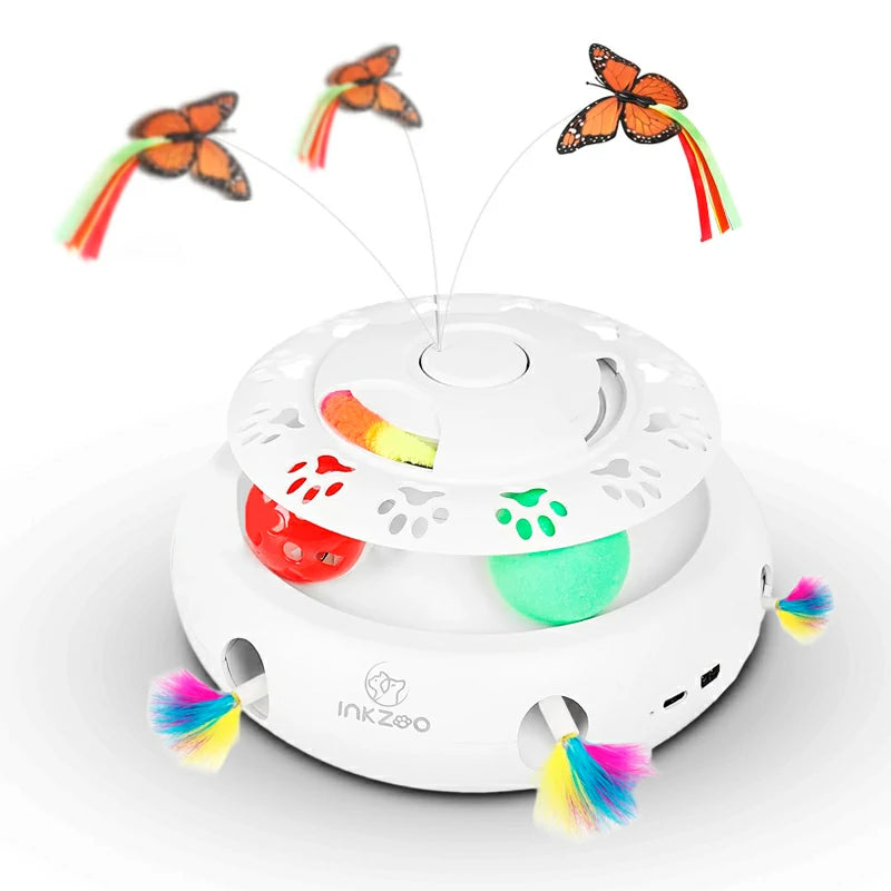 Interactive Whack-A-Mole Cat Toy