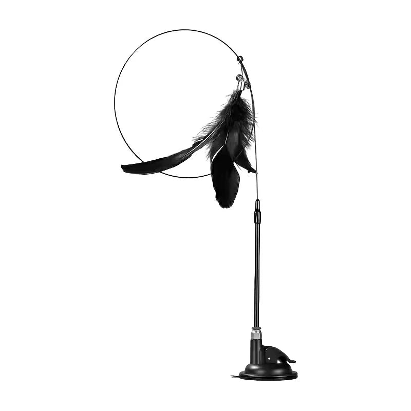 Interactive Cat Teaser Toy with Suction Cup