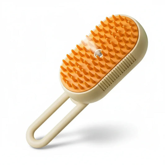 Steam Pet Brush for Cats & Dogs - Anti-Static, Hydrating Grooming