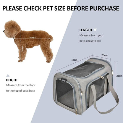 Premium Pet Travel Carrier - Airline Approved