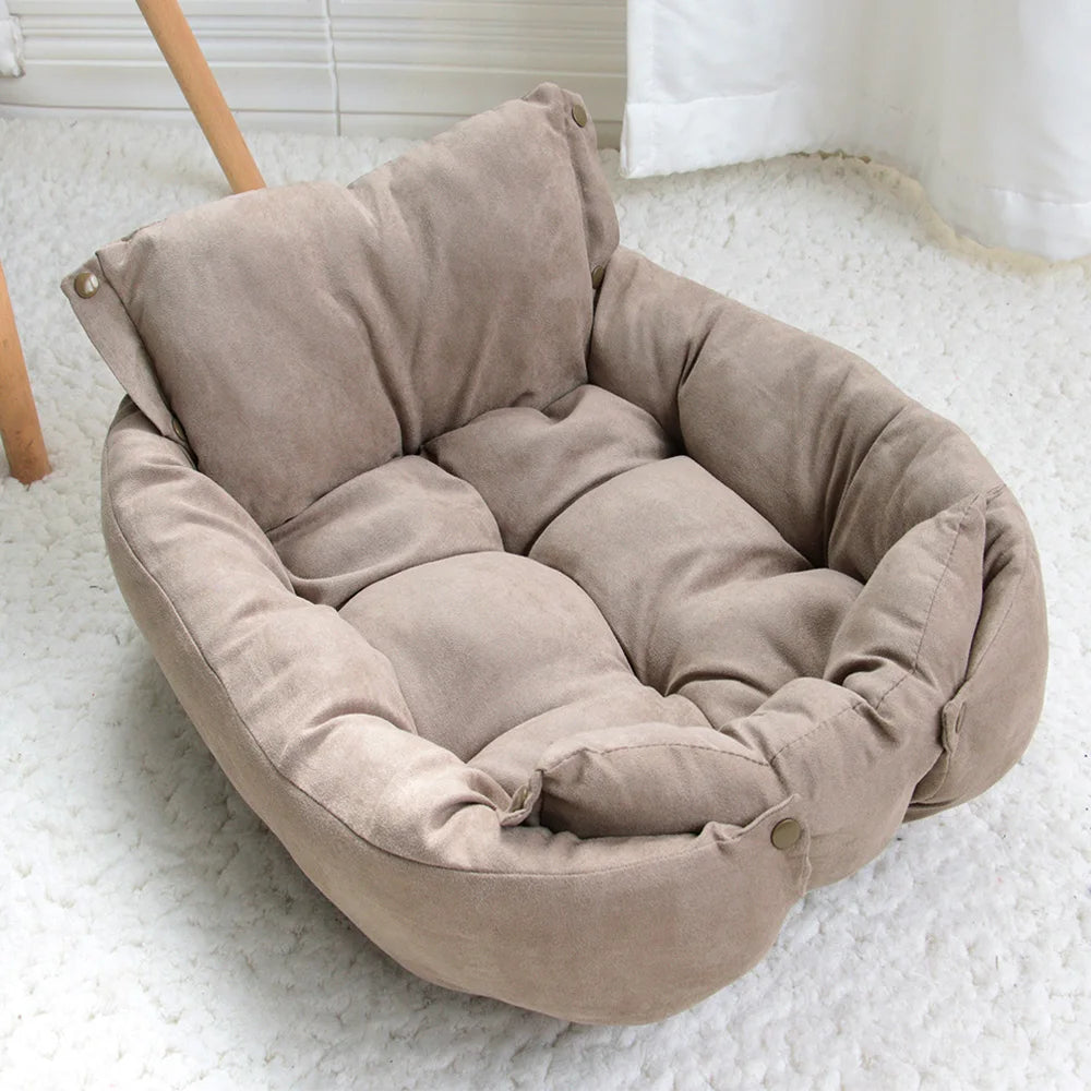 Cozy 3-in-1 Pet Bed & Sofa for Cats and Dogs