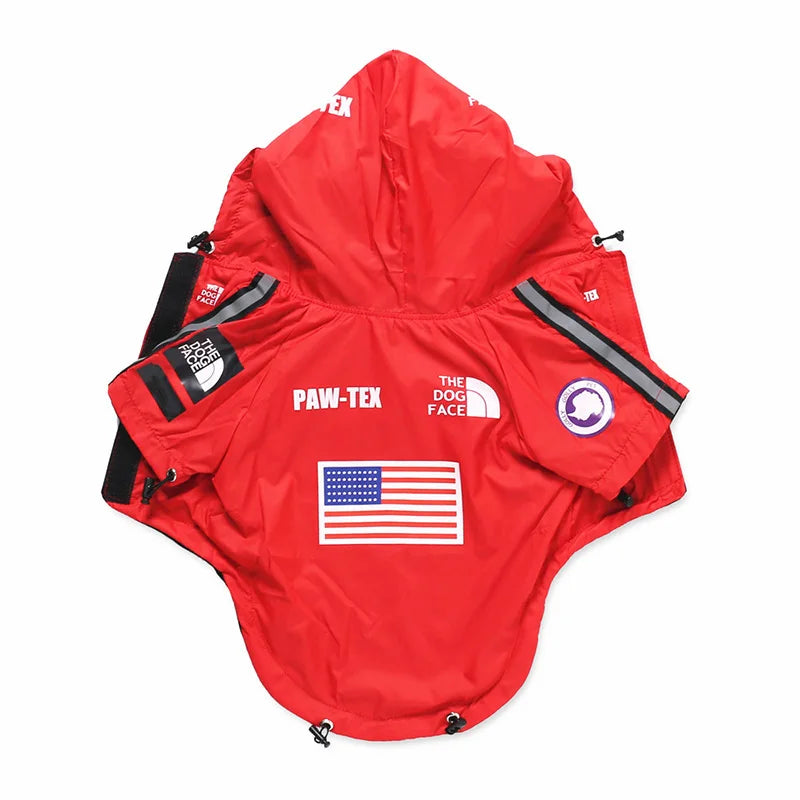 Waterproof Dog Raincoat - Stylish Windbreaker for All Sizes
