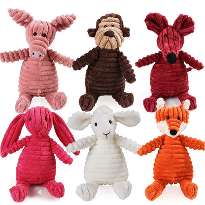 Interactive Plush Dog Toys for Large Breeds