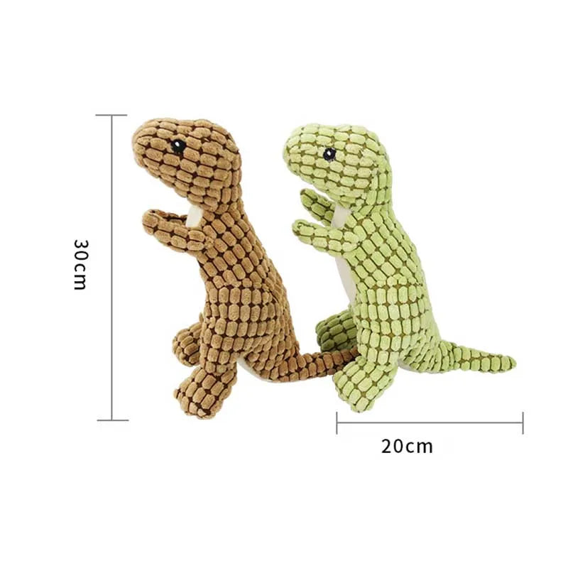 Interactive Dinosaur Pet Chew Toy - Vocal & Dental Health