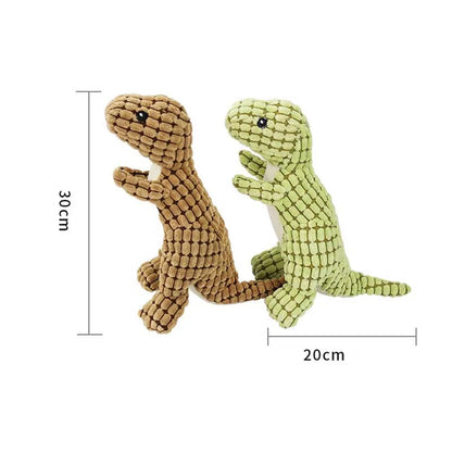 Interactive Dinosaur Pet Chew Toy - Vocal & Dental Health
