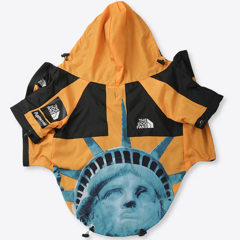 Waterproof Dog Raincoat - Stylish Windbreaker for All Sizes