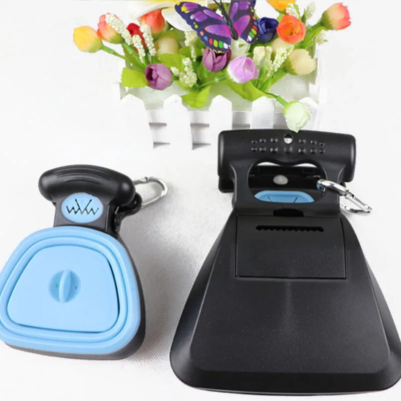 Foldable Dog Poop Scooper with Biodegradable Bags