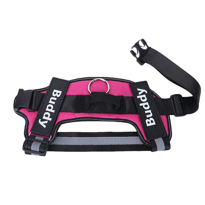 Customizable No Pull Reflective Dog Harness