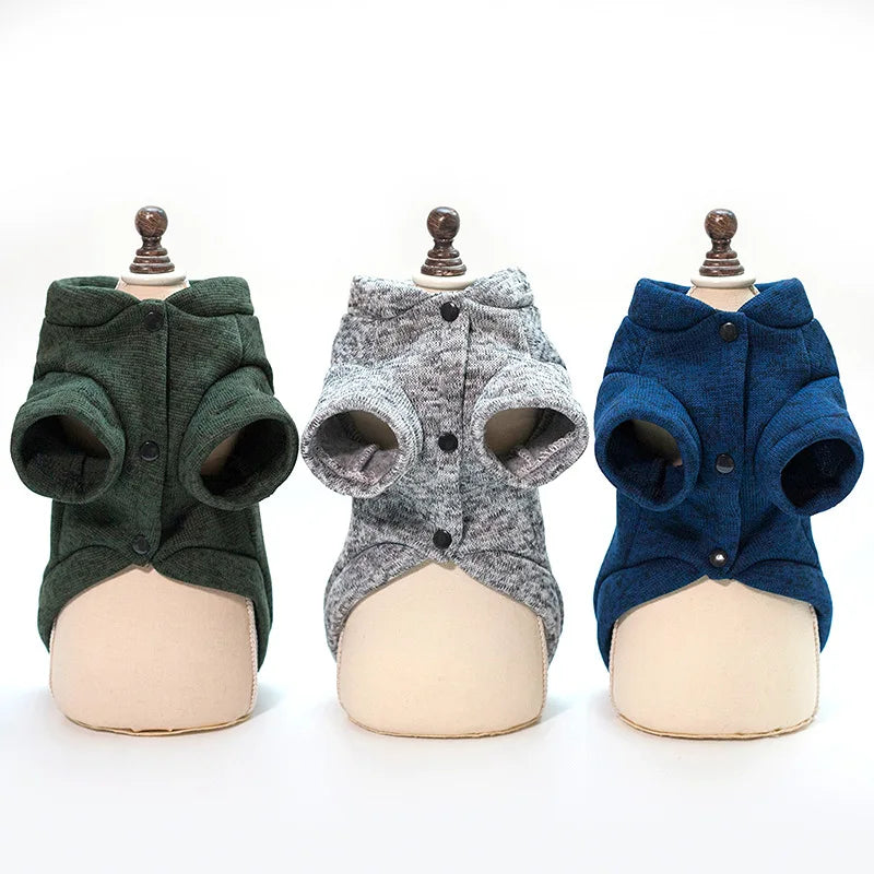 Cozy Fishbone Pet Sweatshirt for Cats & Dogs