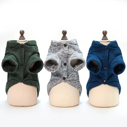 Cozy Fishbone Pet Sweatshirt for Cats & Dogs