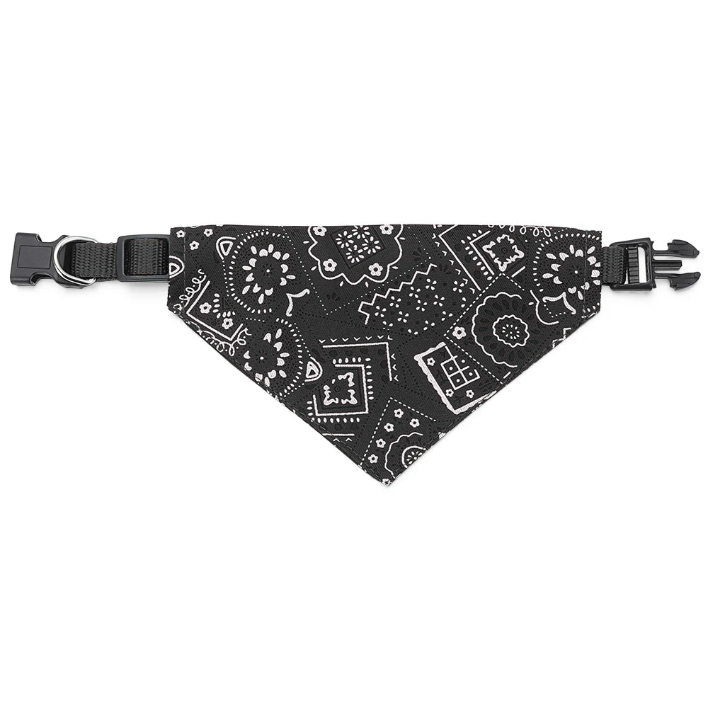 Adjustable Pet Bandana Collar for Cats & Dogs