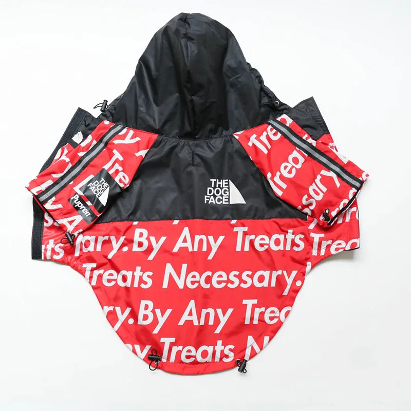 Waterproof Dog Raincoat - Stylish Windbreaker for All Sizes