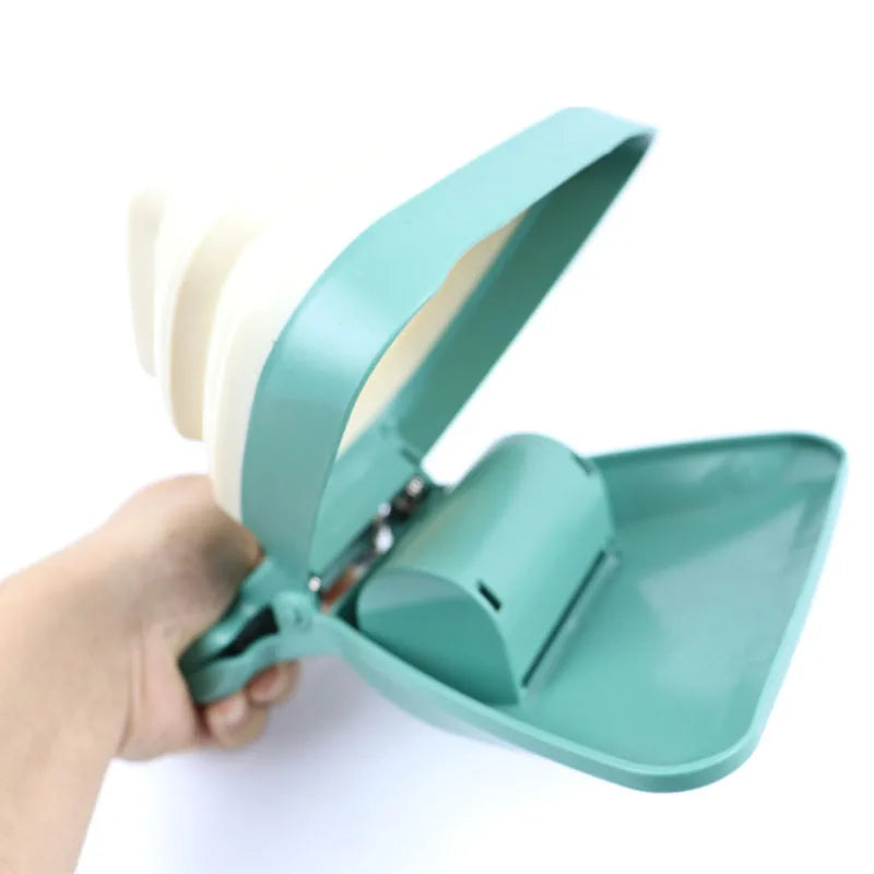 Foldable Dog Poop Scooper with Biodegradable Bags