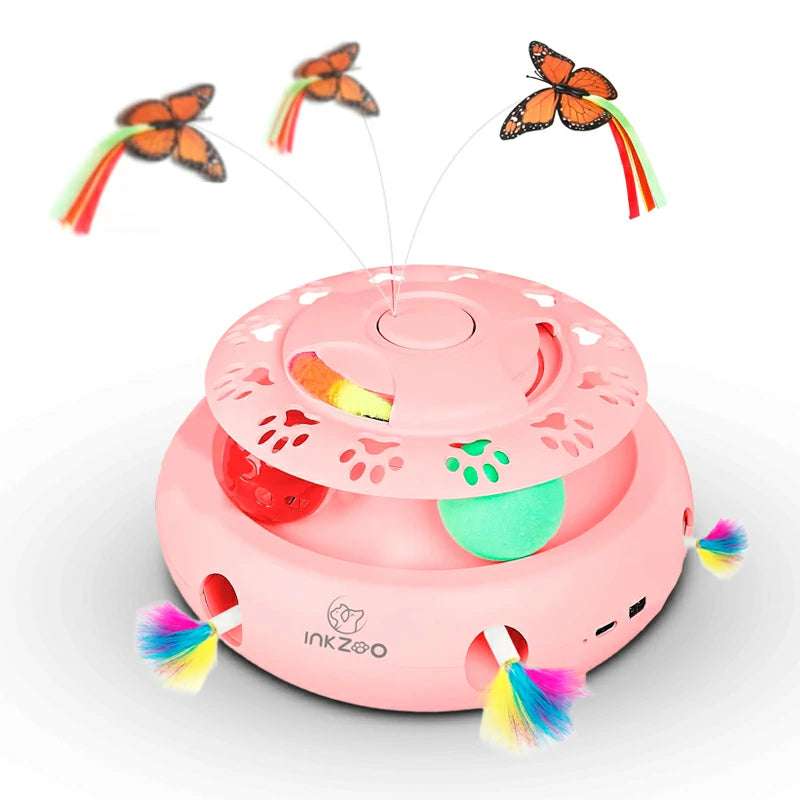 Interactive Whack-A-Mole Cat Toy