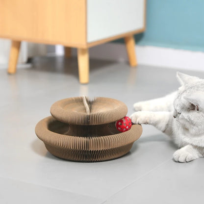 Ultimate Cat Scratching Toy with Ball and Climbing Frame