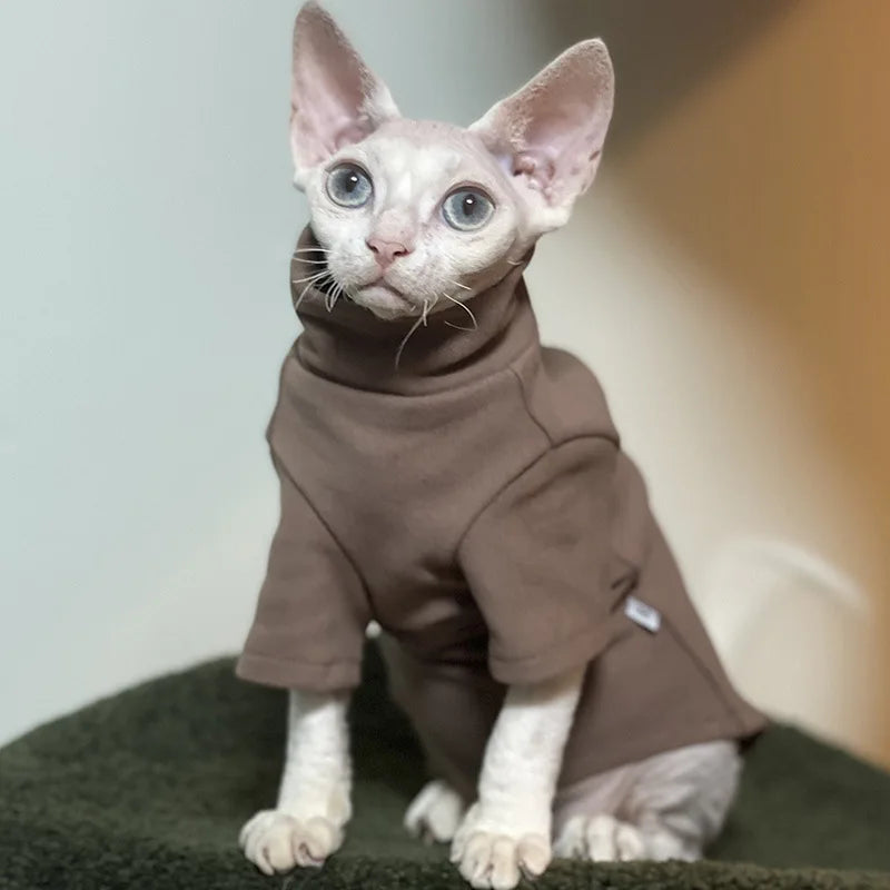 Soft Cotton Cat & Small Dog Hoodie - Cozy All Seasons Wear